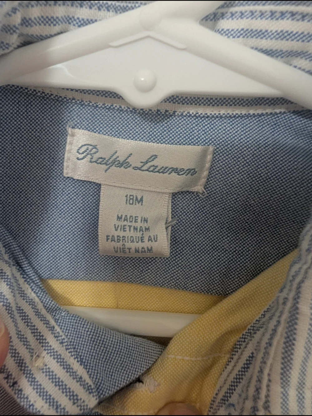 $ Ralph Lauren Pastel Colorblock Button-Down Shirt - Pink, Blue, Yellow, Green‎